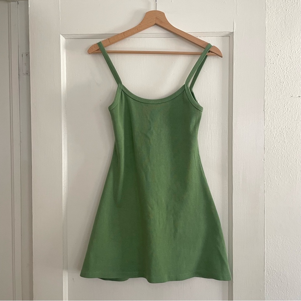Los Angeles Apparel Heavy Rib Spaghetti Mini - Spring Green